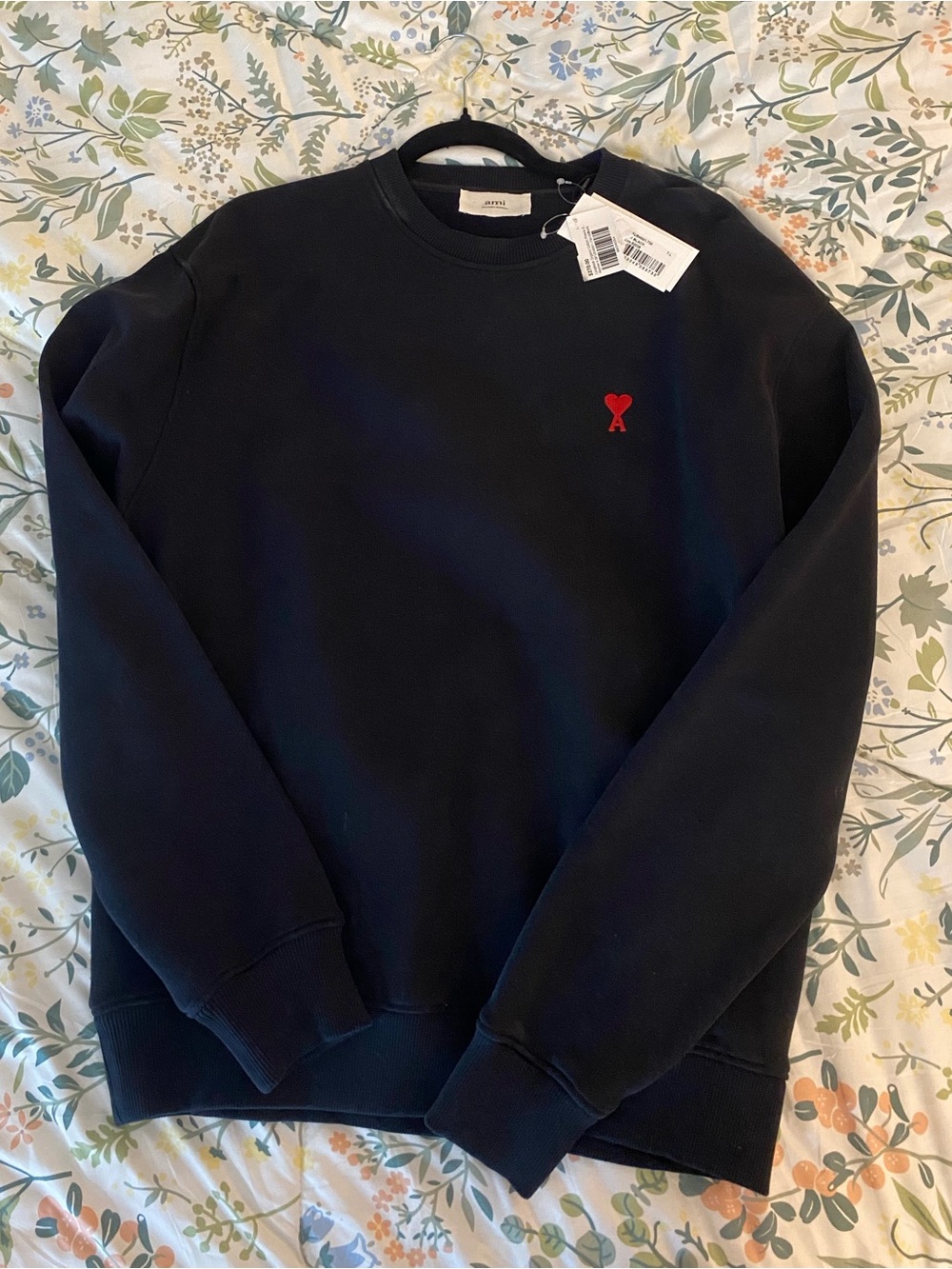 NWT AMI Paris Ami de Coeur Crewneck Sweatshirt